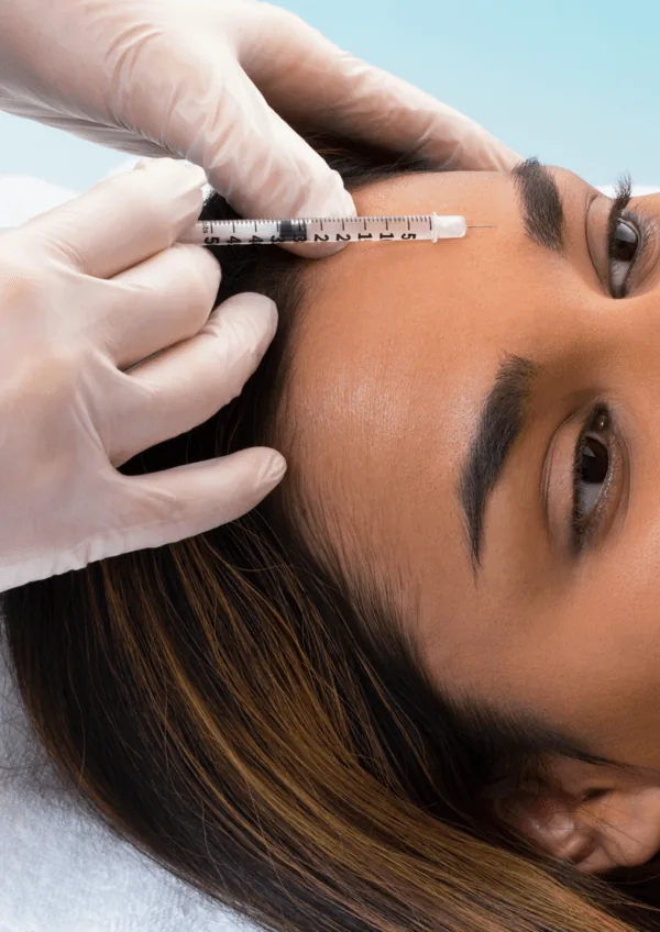 Injection de Botox dans le front, Dr Cheick Diakité, Abidjan